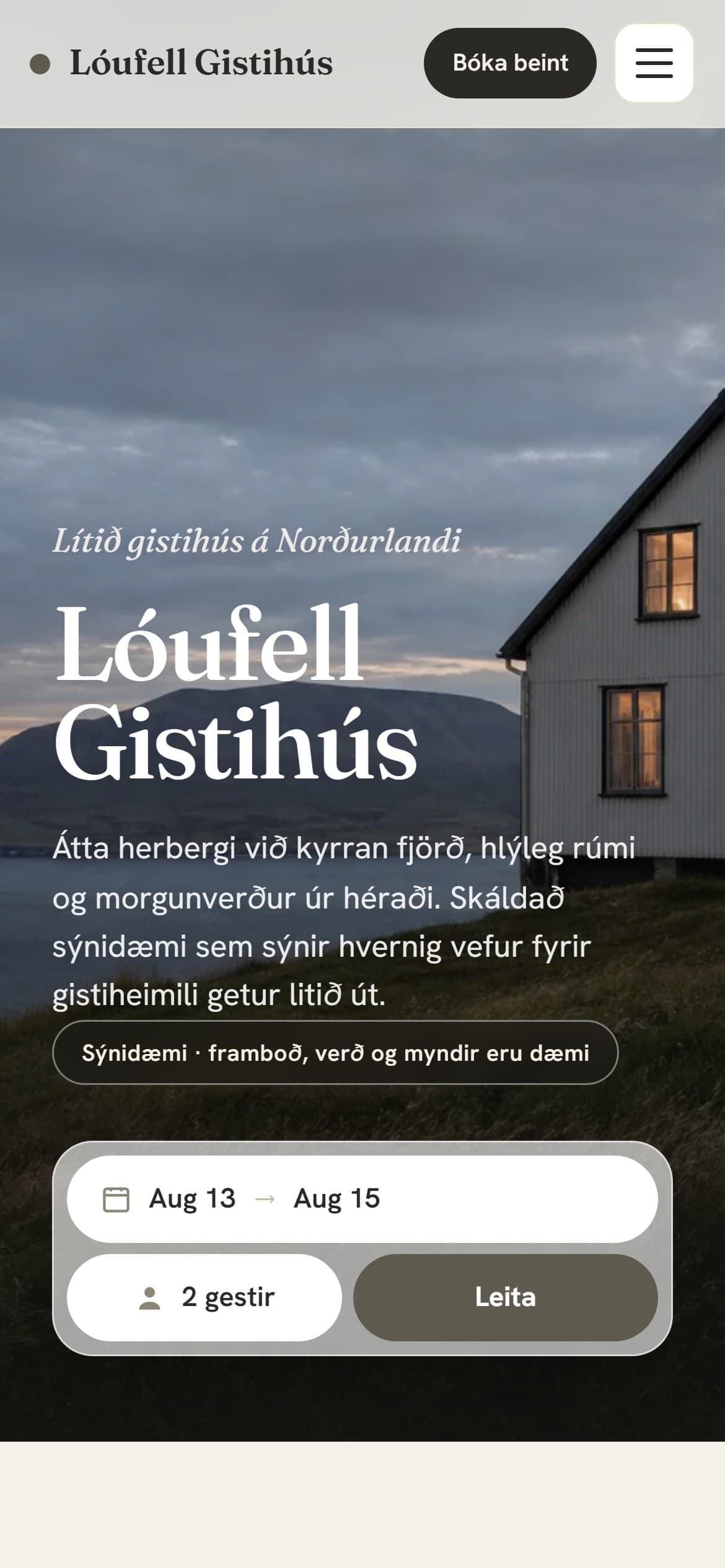 Sama síða í síma: meira en helmingur gesta bókar í farsíma